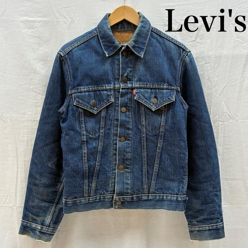 リーバイス Levi s ジャケット、上着 ジャンパー、ブルゾン 70s 80s 70505-0317 USA製 ボタン裏52 スモールe トラッカー デニムジャケット TROY ブランケットライナー - メンズ USED 古着 中古 50165470