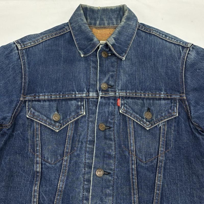 リーバイス Levi s ジャケット、上着 ジャンパー、ブルゾン 70s 80s 70505-0317 USA製 ボタン裏52 スモールe トラッカー デニムジャケット TROY ブランケットライナー - メンズ USED 古着 中古 50165470
