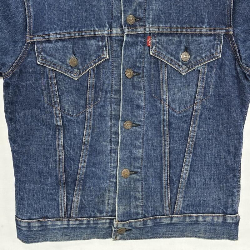 リーバイス Levi s ジャケット、上着 ジャンパー、ブルゾン 70s 80s 70505-0317 USA製 ボタン裏52 スモールe トラッカー デニムジャケット TROY ブランケットライナー - メンズ USED 古着 中古 50165470
