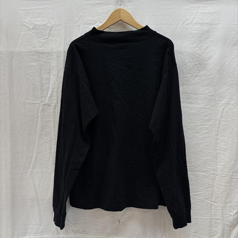 古着 USED Tシャツ 長袖 MASSES マシス ハイネック 長袖 Tシャツ ロンT ロゴ M 黒 / ブラック / black メンズ USED 古着 中古 50165471