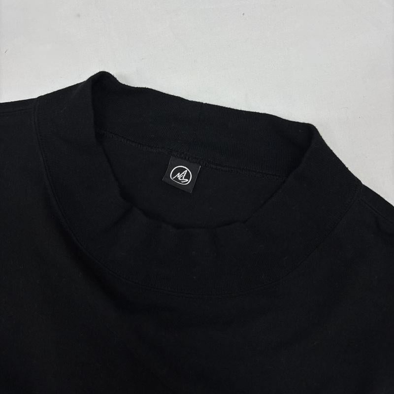 古着 USED Tシャツ 長袖 MASSES マシス ハイネック 長袖 Tシャツ ロンT ロゴ M 黒 / ブラック / black メンズ USED 古着 中古 50165471