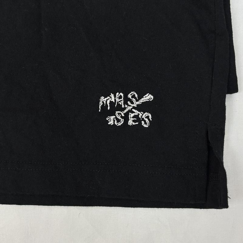 古着 USED Tシャツ 長袖 MASSES マシス ハイネック 長袖 Tシャツ ロンT ロゴ M 黒 / ブラック / black メンズ USED 古着 中古 50165471