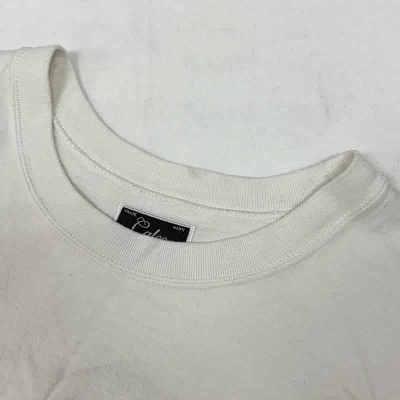 キャリー CALEE タンクトップ タンクトップ ロゴ プリント クルーネック タンクトップ ノースリーブ M 白 / ホワイト / white メンズ USED 古着 中古 50165472