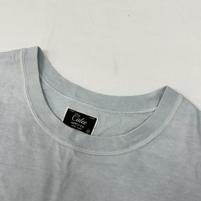 キャリー CALEE タンクトップ タンクトップ ロゴ クルーネック タンクトップ ノースリーブ M 水色 / ライトブルー / メンズ USED 古着 中古 50165473