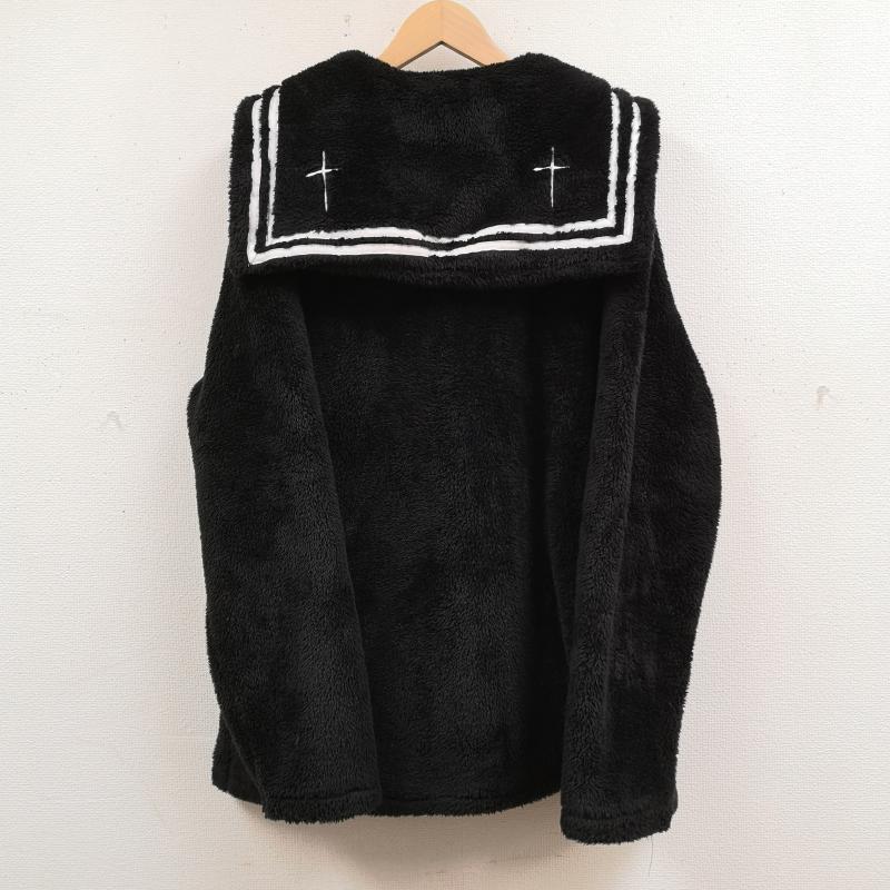 古着 USED ジャケット、上着 ジャンパー、ブルゾン TRAVAS TOKYO ハート 矢 ボア セーラーカラー オリジナルロゴ刺繍 セーラージップボアブルゾン FREE 黒 / ブラック / black レディース USED 古着 中古 50165482