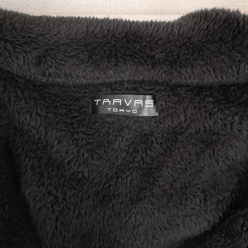 古着 USED ジャケット、上着 ジャンパー、ブルゾン TRAVAS TOKYO ハート 矢 ボア セーラーカラー オリジナルロゴ刺繍 セーラージップボアブルゾン FREE 黒 / ブラック / black レディース USED 古着 中古 50165482