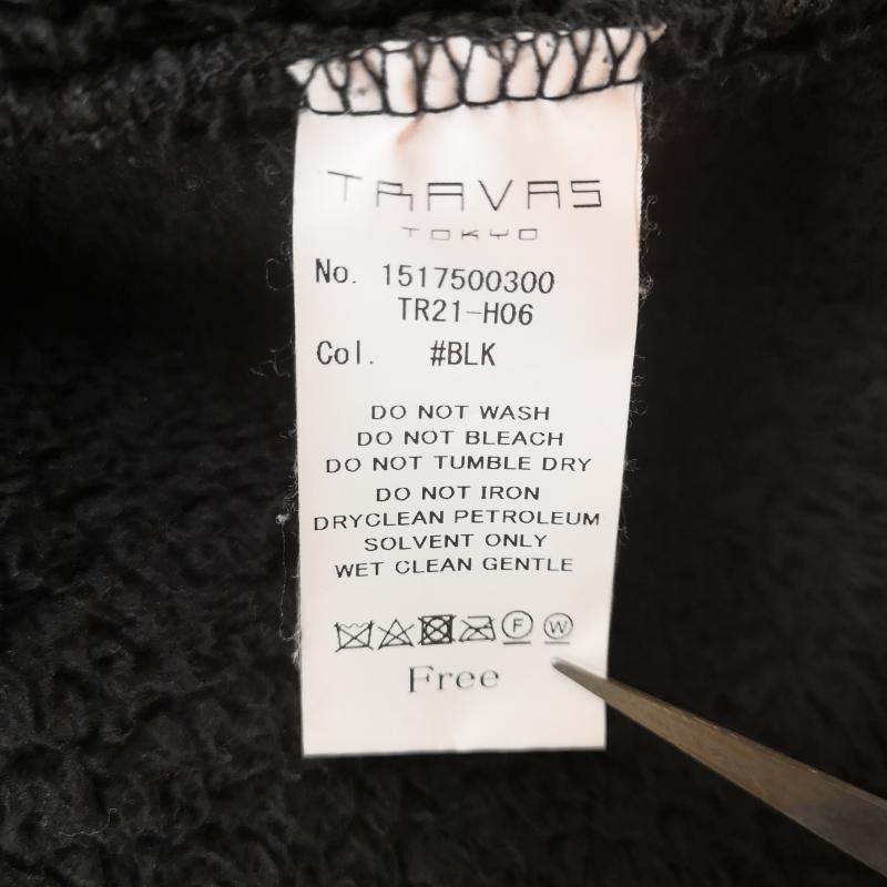 古着 USED ジャケット、上着 ジャンパー、ブルゾン TRAVAS TOKYO ハート 矢 ボア セーラーカラー オリジナルロゴ刺繍 セーラージップボアブルゾン FREE 黒 / ブラック / black レディース USED 古着 中古 50165482