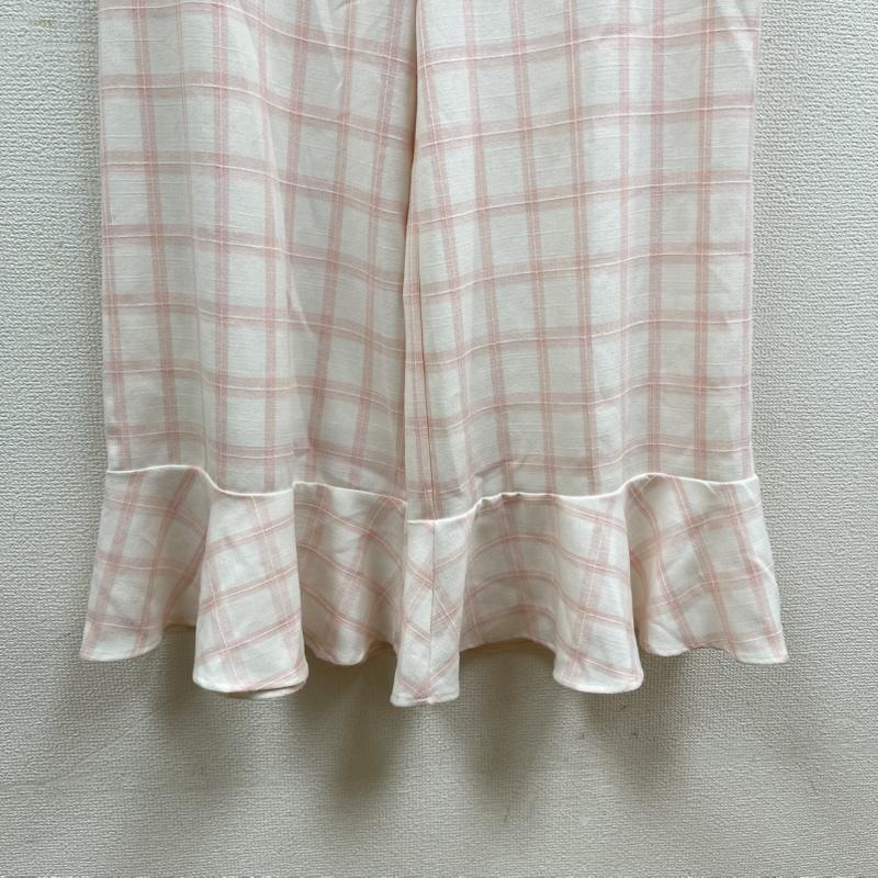 古着 USED サロペット・オーバーオール サロペット、オーバーオール sister jane Lily Check Jumpsuit 格子柄 チェック サロペットスカート パンツ ワンピース S 桃 / ピンク / pink レディース USED 古着 中古 50165485