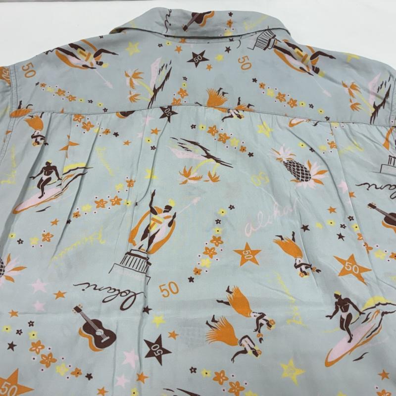 イオラニ IOLANI シャツ、ブラウス 半袖 90s レーヨン オープンカラー アロハシャツ ヴィンテージ L メンズ USED 古着 中古 50165494