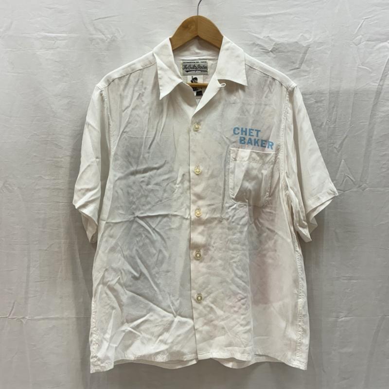 ワコマリア WACKO MARIA シャツ、ブラウス 半袖 22ss CHET BAKER チェット ベイカー S/S HAWAIIAN SHIRT オープンカラー レーヨン アロハシャツ S メンズ USED 古着 中古 50165502