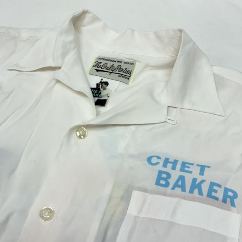 ワコマリア WACKO MARIA シャツ、ブラウス 半袖 22ss CHET BAKER チェット ベイカー S/S HAWAIIAN SHIRT オープンカラー レーヨン アロハシャツ S メンズ USED 古着 中古 50165502