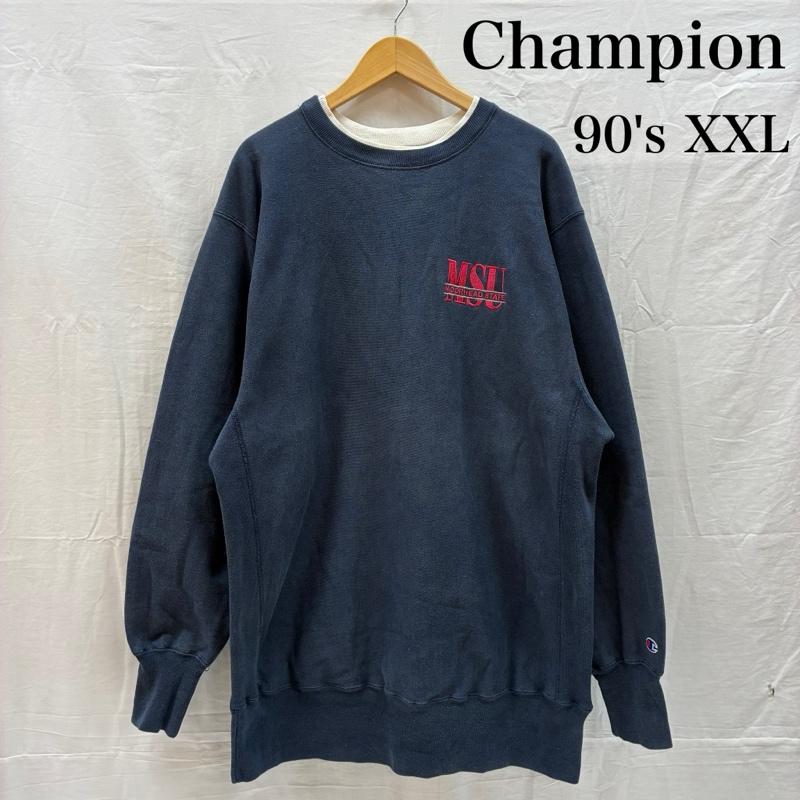 チャンピオン Champion トレーナー 長袖 REVERSE WEAVE リバースウィーブ 90s 後期 スウェット トレーナー ヴィンテージ XXL メンズ USED 古着 中古 50165503