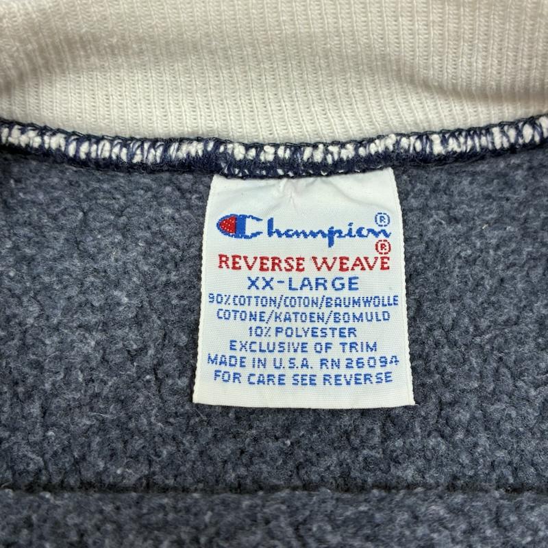 チャンピオン Champion トレーナー 長袖 REVERSE WEAVE リバースウィーブ 90s 後期 スウェット トレーナー ヴィンテージ XXL メンズ USED 古着 中古 50165503