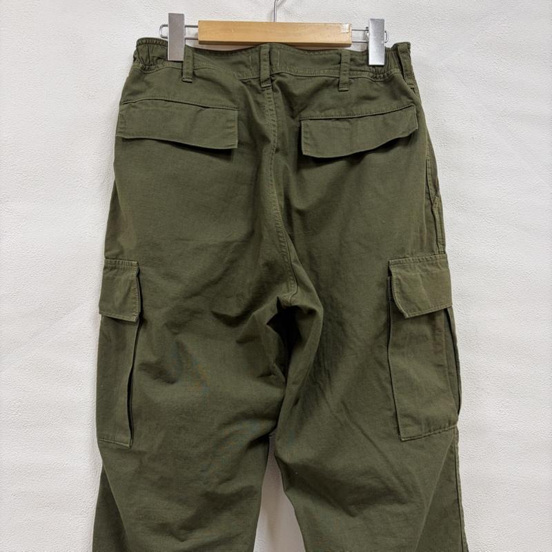 古着 USED パンツ ワークパンツ、ペインターパンツ MASSES マシス ミリタリー カーゴパンツ ジッパーフライ S 無地 カーキ / カーキ / khaki X オリーブグリーン / オリーブグリーン / メンズ USED 古着 中古 50165505