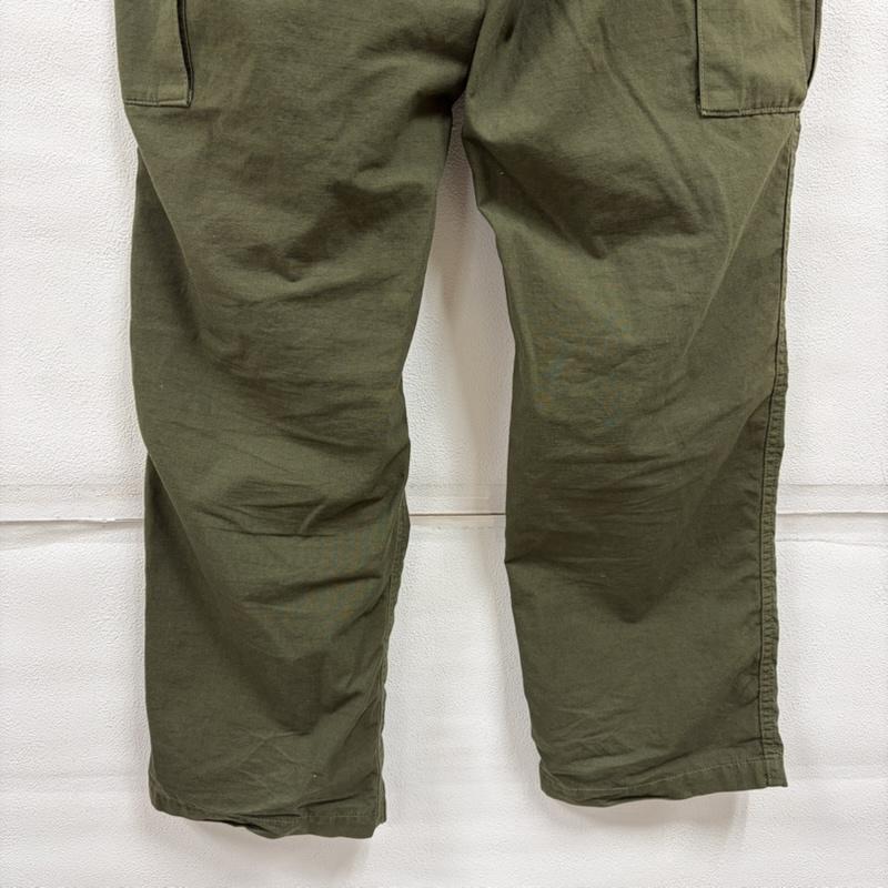 古着 USED パンツ ワークパンツ、ペインターパンツ MASSES マシス ミリタリー カーゴパンツ ジッパーフライ S 無地 カーキ / カーキ / khaki X オリーブグリーン / オリーブグリーン / メンズ USED 古着 中古 50165505