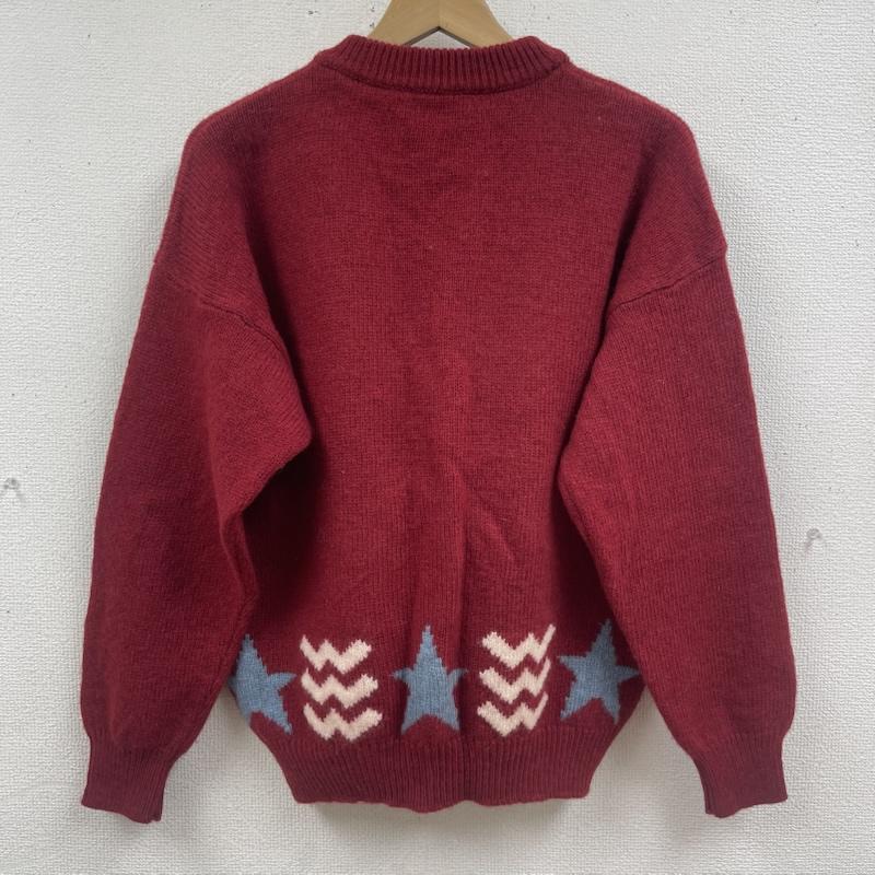 古着 USED ニット、セーター 長袖 UNITED COLORS OF BENETTON イタリア製 ヴィンテージ ウール ニット セーター S 赤 / レッド / red メンズ USED 古着 中古 50165509