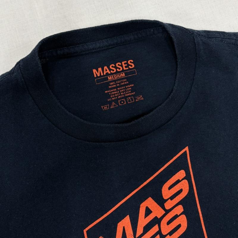 古着 USED Tシャツ 半袖 MASSES マシス 半袖 グラフィックロゴ プリント Tシャツ 日本製 M ロゴ、文字 X プリント 紺 / ネイビー / navy X 橙 / オレンジ / orange X 緑 / グリーン / green メンズ USED 古着 中古 50165510