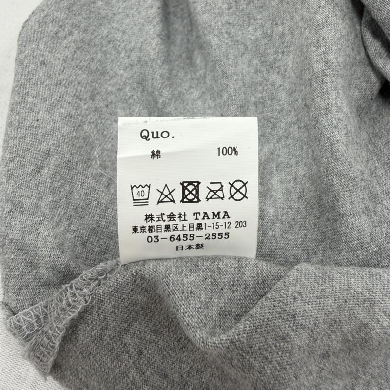 古着 USED Tシャツ 長袖 MASSES マシス 長袖 Tシャツ 無地 ロンT ロゴ 刺繍 日本製 S 無地 X ロゴ、文字 X 刺繍 灰 / グレー / gray メンズ USED 古着 中古 50165513