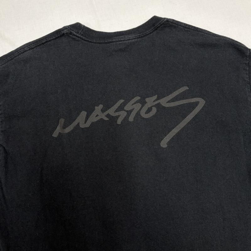 古着 USED Tシャツ 長袖 MASSES マシス 長袖 Tシャツ ロンT フォト グラフィック プリント 梅川良満 M ロゴ、文字 X プリント 黒 / ブラック / black X 白 / ホワイト / white メンズ USED 古着 中古 50165516