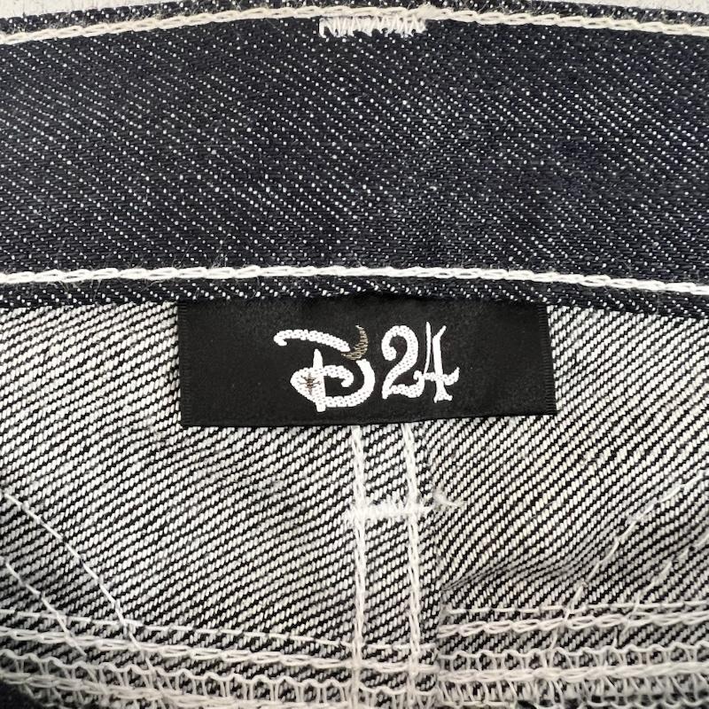 ディズニー Disney パンツ デニム、ジーンズ D24 ミッキーシルエット ミッキーポケット デニムパンツ L インディゴ / インディゴ / Indigo レディース USED 古着 中古 50165529