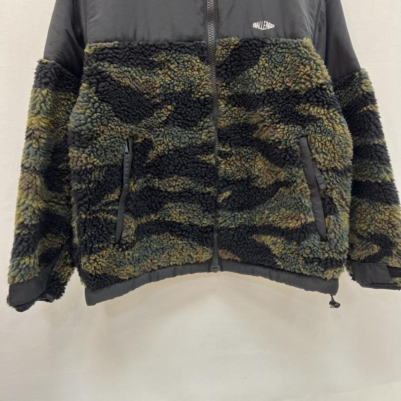 チャレンジャー CHALLENGER ジャケット、上着 ジャンパー、ブルゾン タイガーカモ 迷彩 フリースジャケット S メンズ USED 古着 中古 50165540