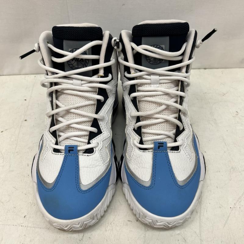 フィラ FILA スニーカー スニーカー MB FREE GUARD 1BM02039 147 マッシュバーン フリー ガード 26.0cm 白 / ホワイト / white X 水色 / ライトブルー / メンズ USED 古着 中古 50165545