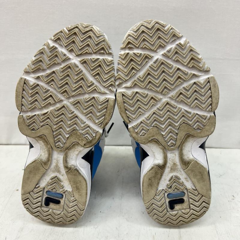 フィラ FILA スニーカー スニーカー MB FREE GUARD 1BM02039 147 マッシュバーン フリー ガード 26.0cm 白 / ホワイト / white X 水色 / ライトブルー / メンズ USED 古着 中古 50165545