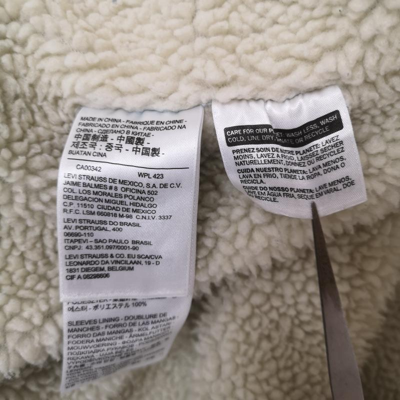 リーバイス Levi s ジャケット、上着 ジャケット、ブレザー 中綿 キルティング フラップポケット 内ポケット ボア デニムジャケット S インディゴ / インディゴ / Indigo メンズ USED 古着 中古 50165565