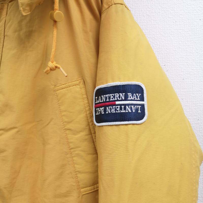 古着 USED ジャケット、上着 ダウンジャケット LANTERN BAY ロゴ刺繡 ワッペン 2WAY レイヤード オーバーサイズ ダウンコート M 黄 / イエロー / yellow メンズ USED 古着 中古 50165574