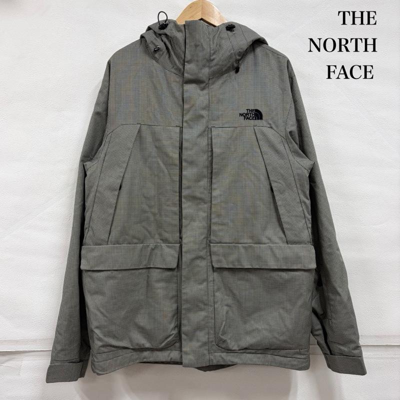 ザノースフェイス THE NORTH FACE ジャケット、上着 ジャンパー、ブルゾン 千鳥柄 ギンガムチェック ナイロンジャケット NS15820 マウンテンパーカー - 千鳥格子 X ロゴ、文字 X 刺繍 黒 / ブラック / black メンズ USED 古着 中古 50165576
