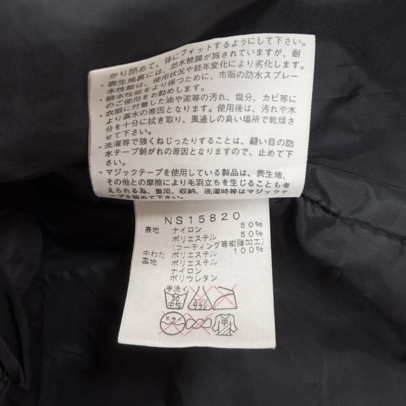 ザノースフェイス THE NORTH FACE ジャケット、上着 ジャンパー、ブルゾン 千鳥柄 ギンガムチェック ナイロンジャケット NS15820 マウンテンパーカー - 千鳥格子 X ロゴ、文字 X 刺繍 黒 / ブラック / black メンズ USED 古着 中古 50165576