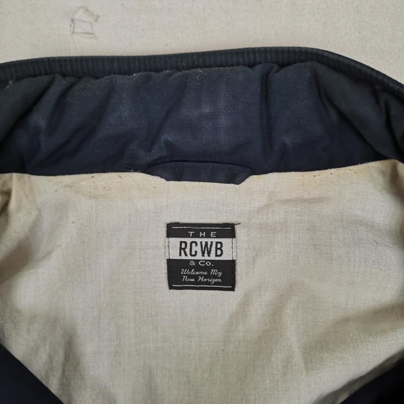 ロデオクラウンズワイドボウル RODEO CROWNS WIDE BOWL ジャケット、上着 ジャケット、ブレザー エポレット 星条旗 アメリカ国旗 パッチ ワッペン M-65 ミリタリージャケット 421AAW30-0870 XL 紺 / ネイビー / navy メンズ USED 古着 中古 50165581