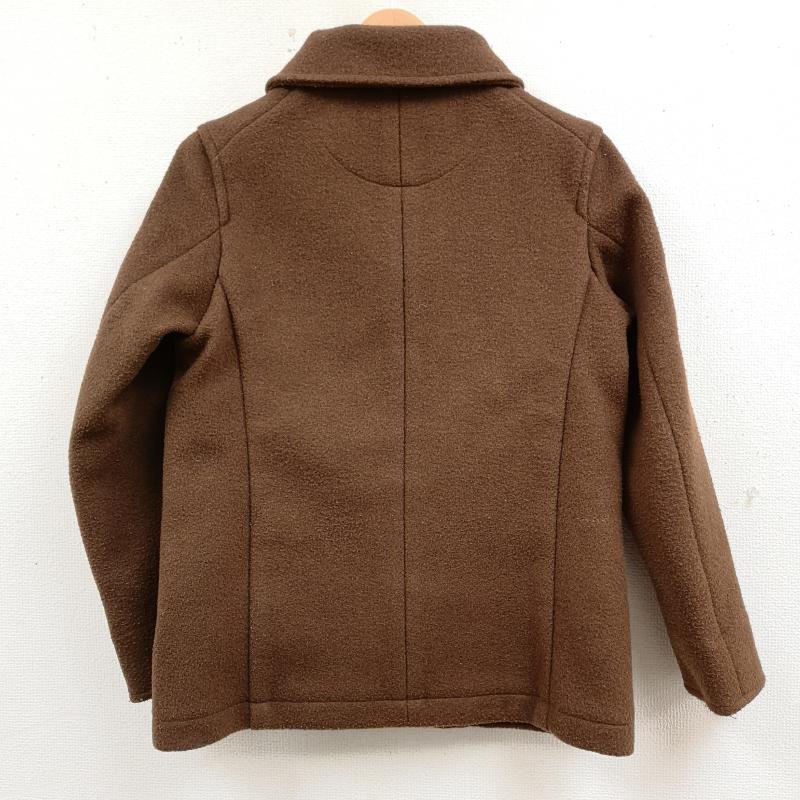 ダントン Danton ジャケット、上着 ジャケット、ブレザー ウールモッサ ショールカラー くるみボタン ブランドロゴワッペン シングルジャケット JD-8243 WOM 34 茶 / ブラウン / brown メンズ USED 古着 中古 50165584