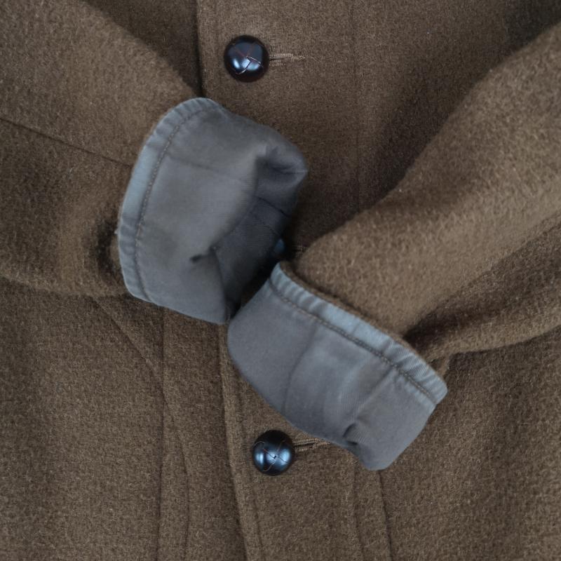 ダントン Danton ジャケット、上着 ジャケット、ブレザー ウールモッサ ショールカラー くるみボタン ブランドロゴワッペン シングルジャケット JD-8243 WOM 34 茶 / ブラウン / brown メンズ USED 古着 中古 50165584