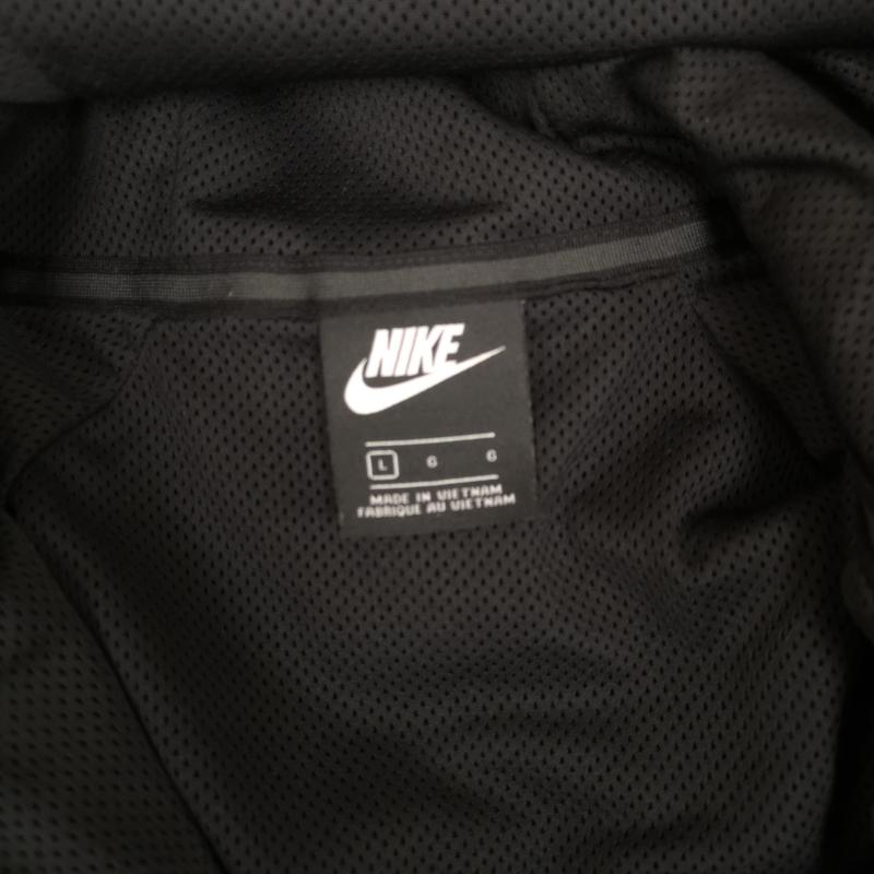 ナイキ NIKE ジャケット、上着 ジャケット、ブレザー フリース ジップアップパーカー V字型 ドローコード ボアジャケット AQ2768-010 L 黒 / ブラック / black メンズ USED 古着 中古 50165591