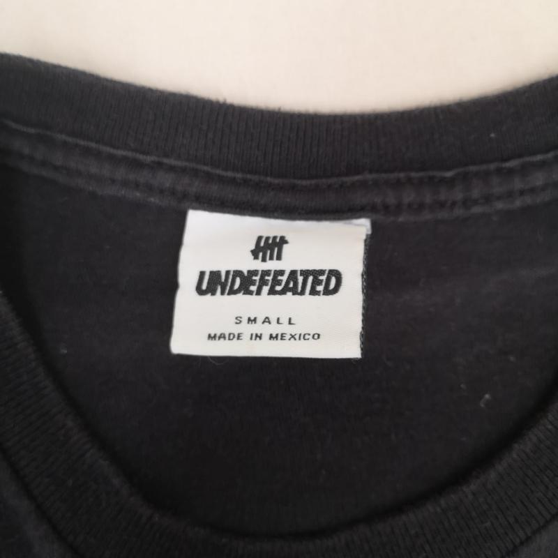 アンディフィーテッド UNDEFEATED Tシャツ 長袖 コットン プリント 丸首 クルーネック ロングスリーブTシャツ S 黒 / ブラック / black メンズ USED 古着 中古 50165598