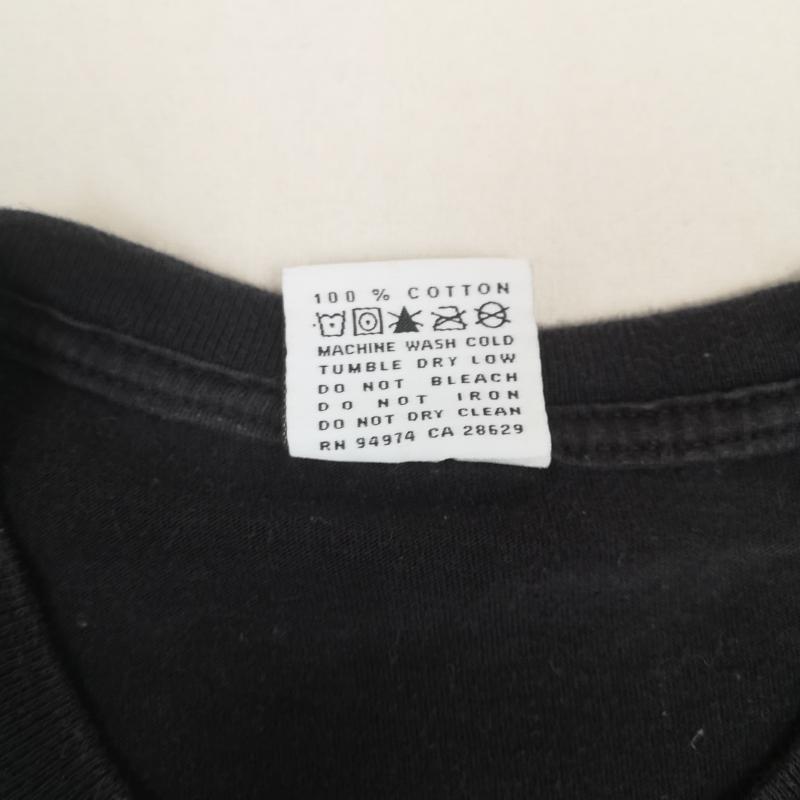 アンディフィーテッド UNDEFEATED Tシャツ 長袖 コットン プリント 丸首 クルーネック ロングスリーブTシャツ S 黒 / ブラック / black メンズ USED 古着 中古 50165598