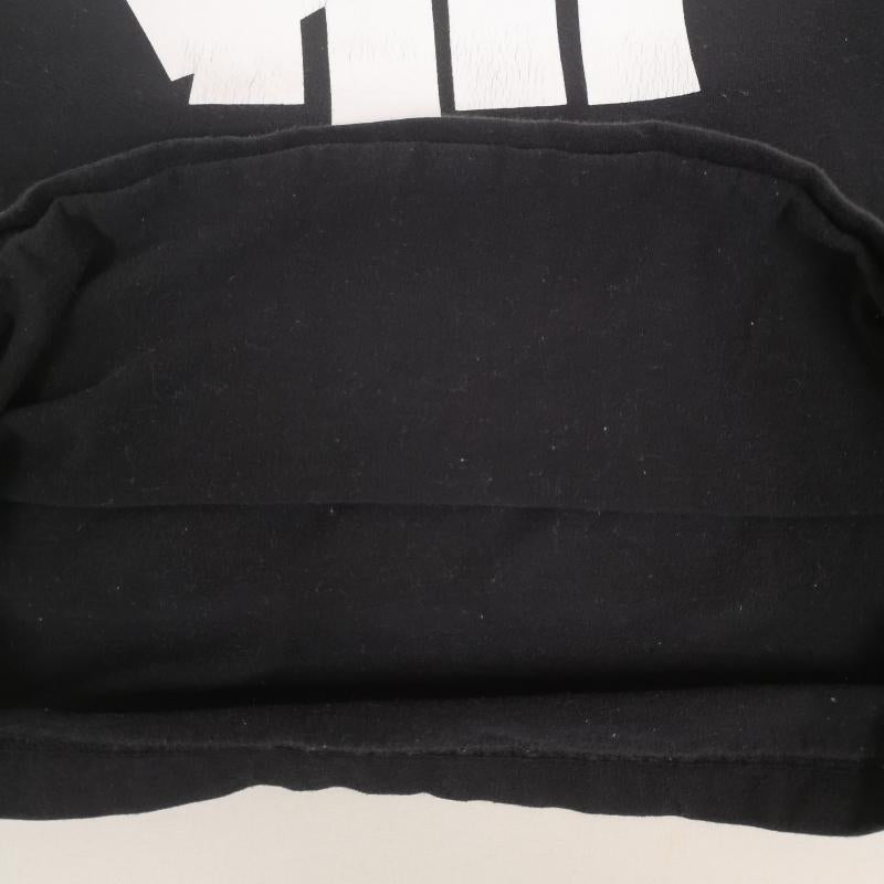 アンディフィーテッド UNDEFEATED Tシャツ 長袖 コットン プリント 丸首 クルーネック ロングスリーブTシャツ S 黒 / ブラック / black メンズ USED 古着 中古 50165598
