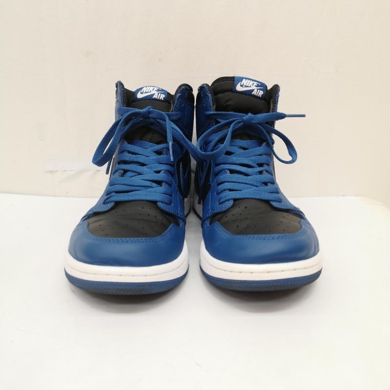 ナイキ NIKE スニーカー スニーカー AIR JORDAN 1 RETRO HIGH OG DARK MARINA BLUE 555088-404 エアジョーダン ダークマリーナ ブルー 29.0cm 黒 / ブラック / black X 青 / ブルー / blue メンズ USED 古着 中古 50165599