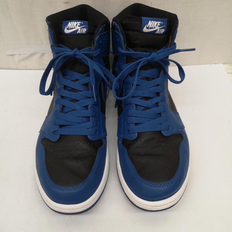 ナイキ NIKE スニーカー スニーカー AIR JORDAN 1 RETRO HIGH OG DARK MARINA BLUE 555088-404 エアジョーダン ダークマリーナ ブルー 29.0cm 黒 / ブラック / black X 青 / ブルー / blue メンズ USED 古着 中古 50165599