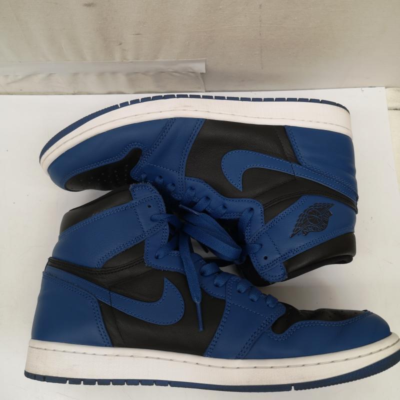ナイキ NIKE スニーカー スニーカー AIR JORDAN 1 RETRO HIGH OG DARK MARINA BLUE 555088-404 エアジョーダン ダークマリーナ ブルー 29.0cm 黒 / ブラック / black X 青 / ブルー / blue メンズ USED 古着 中古 50165599