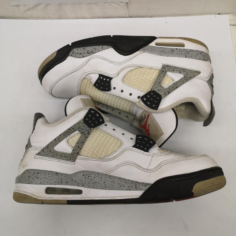 ナイキ NIKE スニーカー スニーカー AIR JORDAN 4 RETRO White Cement ホワイトセメント 840606-192 28.0cm 白 / ホワイト / white メンズ USED 古着 中古 50165600