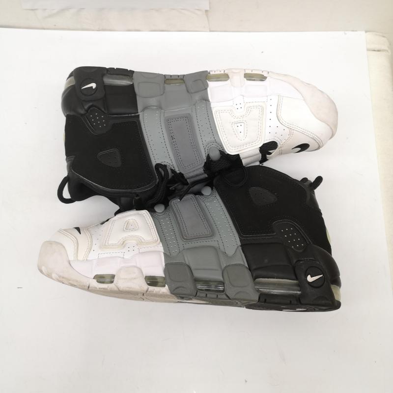 ナイキ NIKE スニーカー スニーカー AIR MORE UPTEMPO 96 モアテン TRI-COLOR 2017年製 エアモアアップテンポ トリコロール 921948-002 27.5cm 白 / ホワイト / white X 黒 / ブラック / black X 灰 / グレー / gray メンズ USED 古着 中古 50165601
