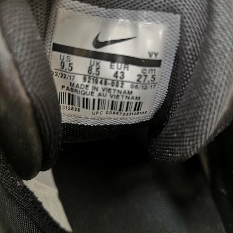 ナイキ NIKE スニーカー スニーカー AIR MORE UPTEMPO 96 モアテン TRI-COLOR 2017年製 エアモアアップテンポ トリコロール 921948-002 27.5cm 白 / ホワイト / white X 黒 / ブラック / black X 灰 / グレー / gray メンズ USED 古着 中古 50165601