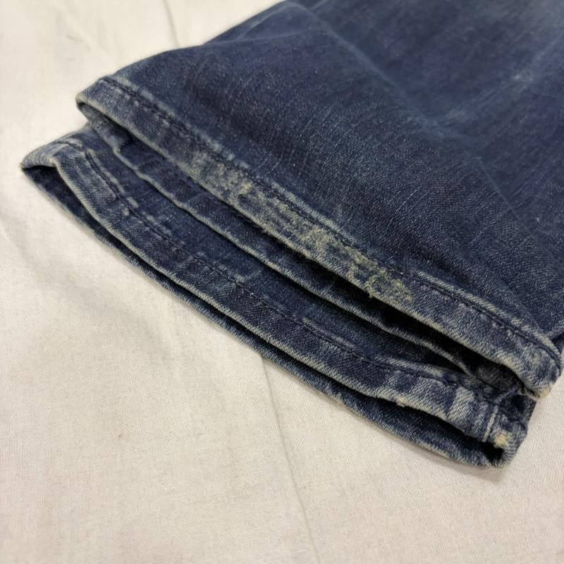 アルマーニ ジーンズ ARMANI JEANS パンツ デニム、ジーンズ J12 antifit 切り返しデザイン スキニーストレッチ デニムパンツ blue jeans US29 W29/L34 29インチ 無地 青 / ブルー / blue メンズ USED 古着 中古 50165606