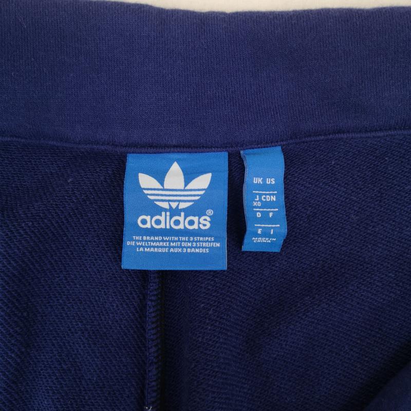 アディダスオリジナルス adidas originals パンツ ショートパンツ NIGO 熊 クラウンベアー トレフォイル 三つ葉 スウェット 7分丈 クロップドパンツ S24528 3L 紺 / ネイビー / navy メンズ USED 古着 中古 50165607