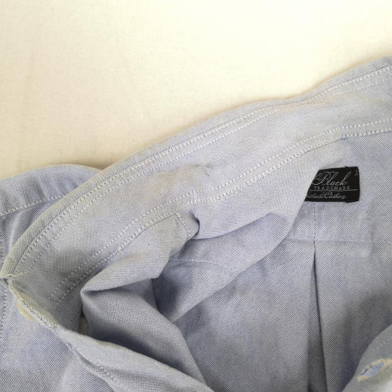 コールブラック Coal Black シャツ、ブラウス 長袖 スクエアポケット ボタンダウン ラウンドカット仕様 長袖シャツ 水色 / ライトブルー / メンズ USED 古着 中古 50165609