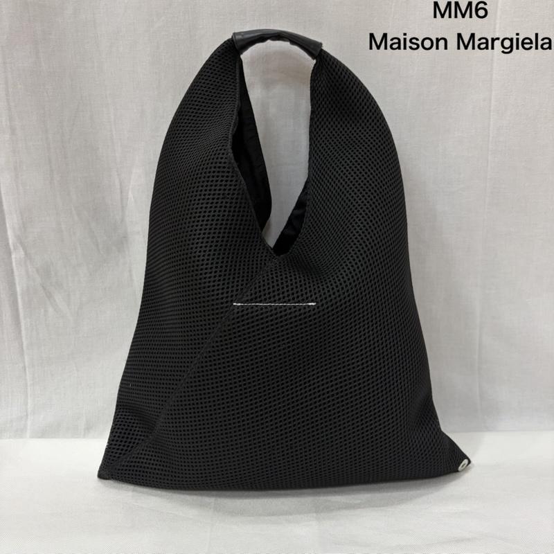 エムエム 6 メゾン マルタン マルジェラ MM6 Maison Martin Margiela ハンドバッグ ハンドバッグ ジャパニーズネットメッシュバッグ 折り紙 S54WD0043 PR992 - 無地 黒 / ブラック / black レディース USED 古着 中古 50165613