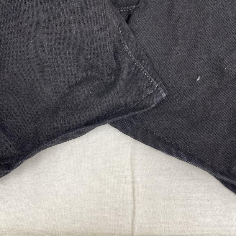 リーバイス Levi s パンツ デニム、ジーンズ 501 メキシコ製 ボタンフライ ストレート デニム パンツ 33インチ 黒 / ブラック / black メンズ USED 古着 中古 50165615