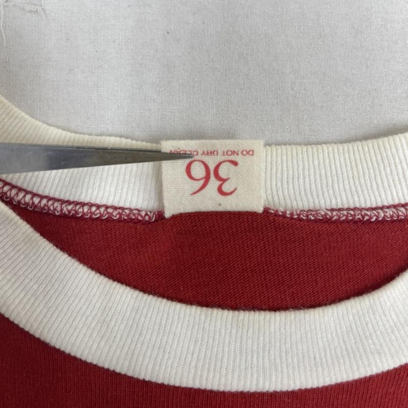 マッコイズ MCCOY`S Tシャツ 半袖 Steeplechase モーターサイクル グラフィック Tシャツ カットソー S 赤 / レッド / red メンズ USED 古着 中古 50165617